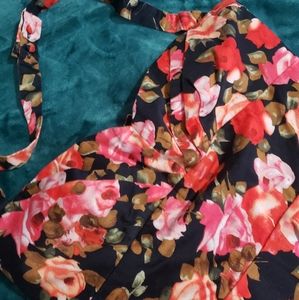Floral Peplum Top